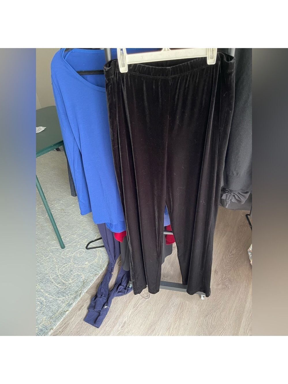 Notations Black Velvet Trousers
